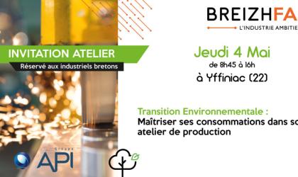 Maitriser l'énergie dans mon atelier de production - Breizh Fab